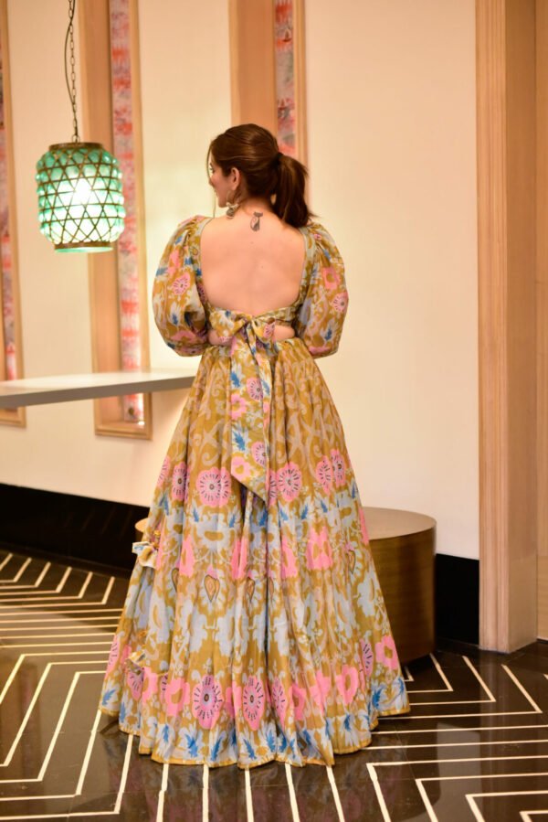 medallion floral lehenga choli - Image 3