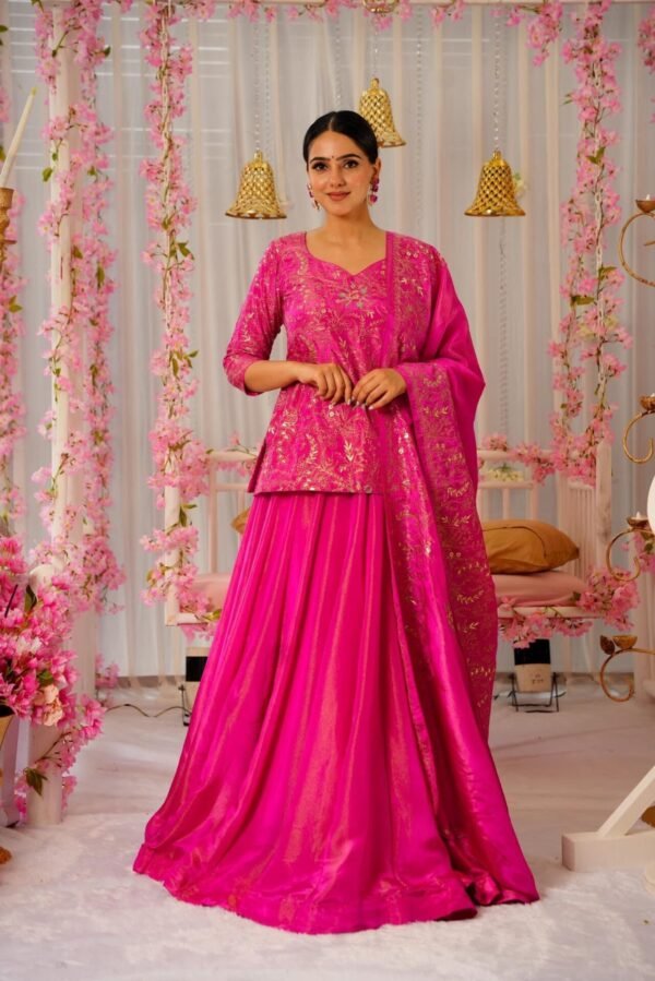 Sovereign pink lehenga choli set - Image 2
