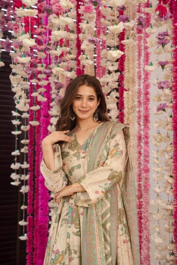 Delicated Muslin suit set - Image 2