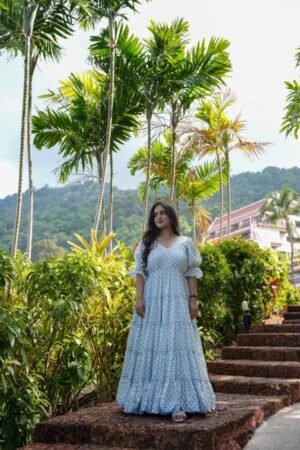 Aster cotton dress