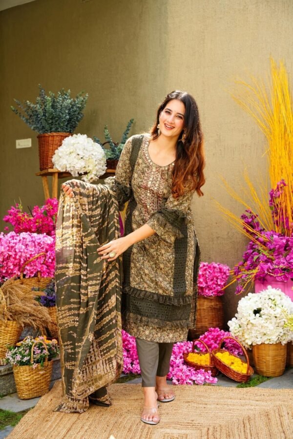 Boho rayon kurta set - Image 4