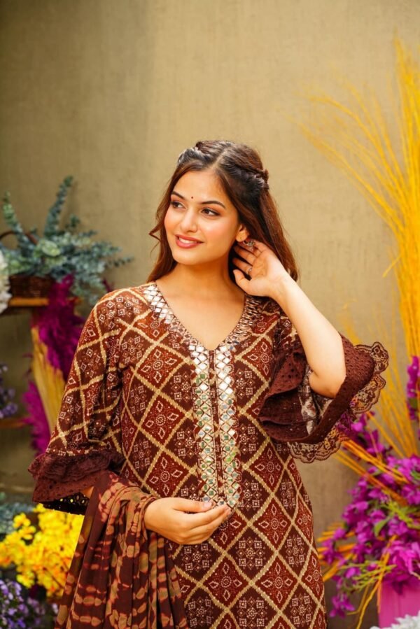 DIHU RAYON STRAIGHT SUIT SET - Image 2
