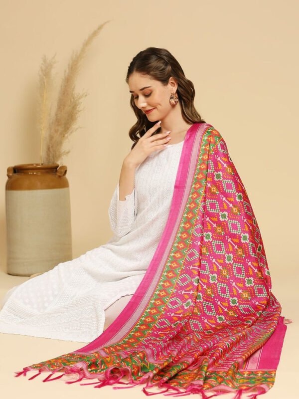 Patola Printed Art Silk Dupatta