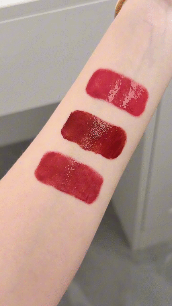 Limited Edition Lip Tint Collection – High-Shine, Long-Lasting, Moisturizing Glossy Liquid Lipsticks in Three Vibrant Red Shades with Adorable Sanrio-Inspired Packaging - Image 4