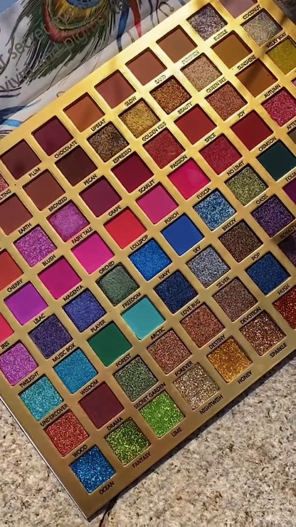 120-Color Ultra-Pigmented Eyeshadow Palette with Matte, Shimmer, and Glitter Finishes – Full Spectrum Rainbow Collection Featuring Bold Brights, Neutral Tones, Earthy Shades, and Metallics – Perfect for Creative, Everyday, and Glam Looks - Image 2