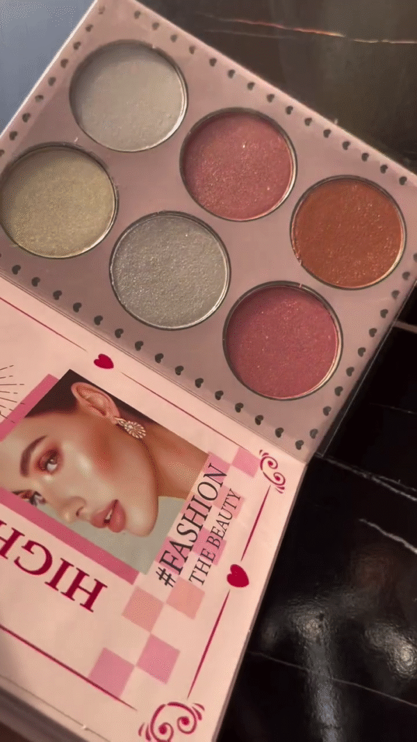 All-in-One Makeup Book Palette Featuring 24 Vibrant Eyeshadows, 12 Creamy Lip Gloss Shades, 6 Eyebrow Powders, and 4 Contour Creams – Compact Multi-Layer Beauty Kit for Eyes, Lips, and Face - Image 4
