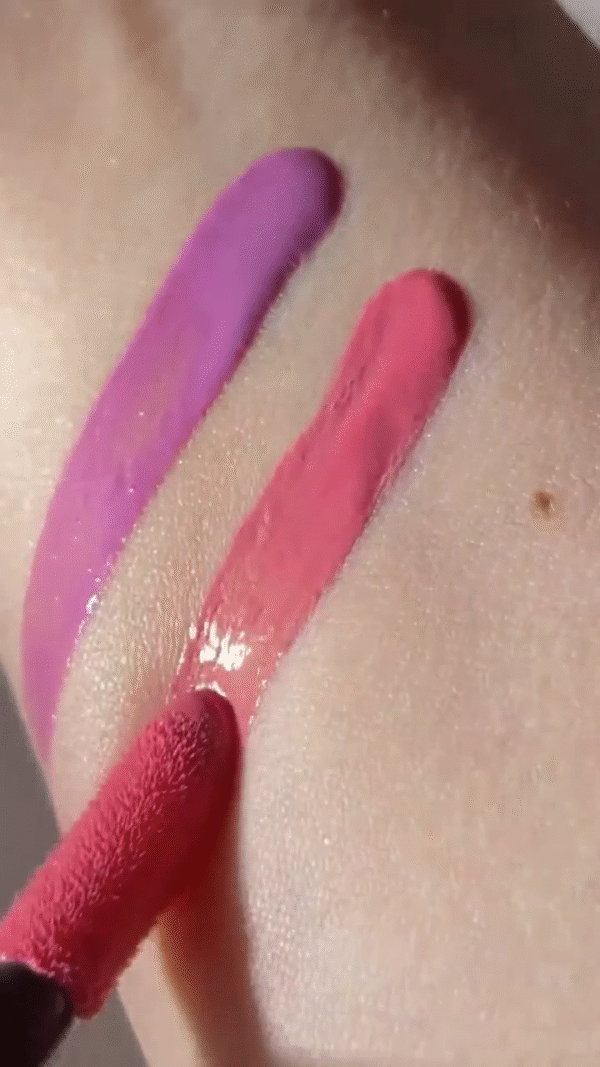 Afterglow Sensual Shine Lipstick Duo – Vibrant High-Shine Liquid Lipsticks with Moisturizing Formula for Lush, Long-Lasting Color in Bold Pink and Soft Coral Shades - Image 3