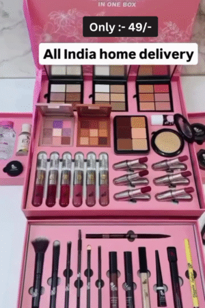 Soft Rose All-in-One Professional Makeup Kit – Complete Cosmetic Set for All Skin Tones, Creative Looks, and Everyday Glam