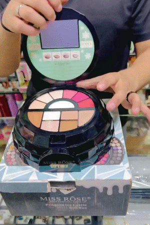 Bridal Ready Complete Makeup Set with Waterproof Foundation, Contour Palette, Highlighter & 12 Lip Shades – Professional Wedding Makeup Kit