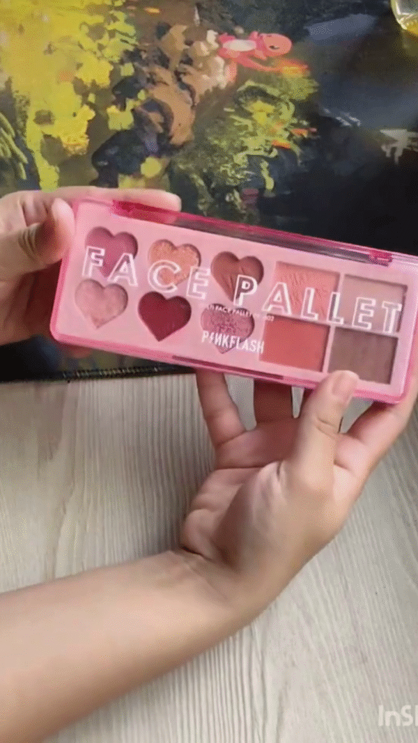 Quick Glow Everyday Makeup Palette with 6-in-1 Face Palette, Cream Blush, Stick Highlighter & Sheer Lip Tint – Easy Morning Routine