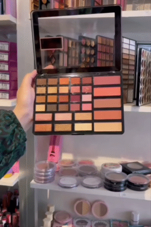 Vegan & Cruelty-Free Complete Makeup Collection with Eyeshadows, Face Palette, Liquid Eyeliner & Long-Wear Lipsticks