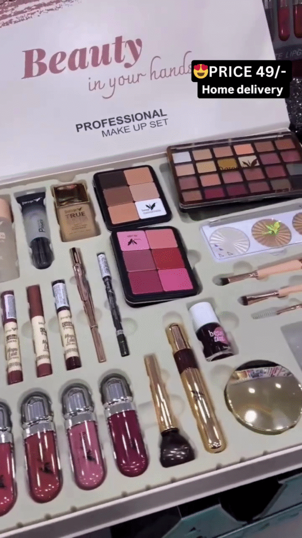 Complete Cosmetic Collection for Daily, Party & Bridal Makeup Looks – Premium Quality Makeup Set with Rich Pigments - Image 3