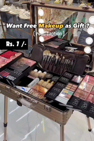 Complete Cruelty-Free Party Makeup Hamper with Eyeshadows, Lip Color, Blush & Mascara